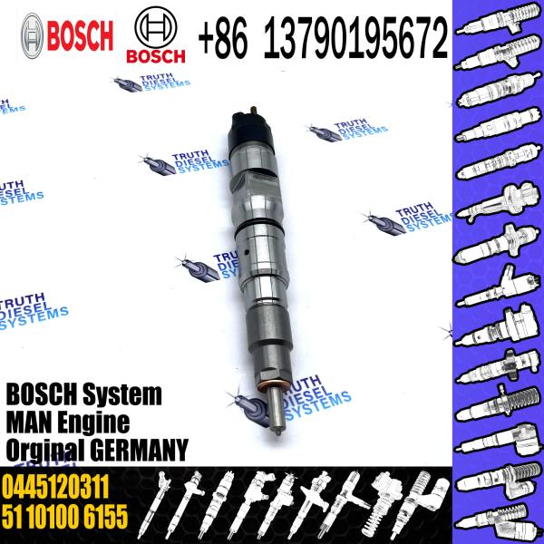 Diesel Engine Fuel Injector 0445120281 0445120311 51101006155 51101006121 51101006141 0445120202