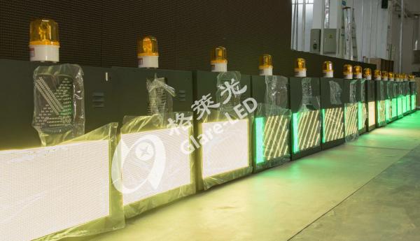 屋外通行料局用 LED 交通ディスプレイ画面の2色P4.75