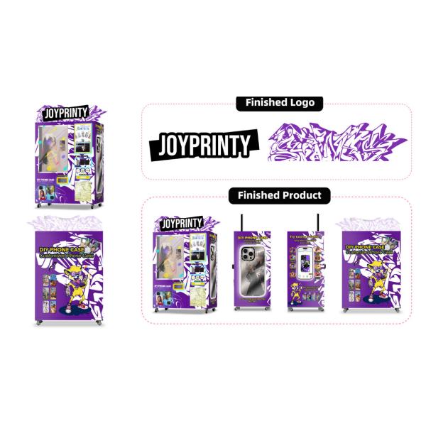 Máquina expendedora de impresión de carcasas de teléfonos móviles de autoservicio comercial con alta rentabilidad