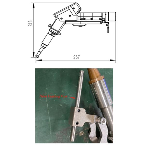 Handheld Laser Welding Machine for Welding Stainless Steel / Steel and Aluminum