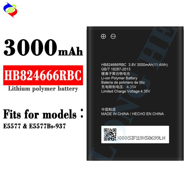 3000mAh HB824666RBC E5573 BBN1 BBK1 E5785 mobile phone battery for huawei wife E5577 battery