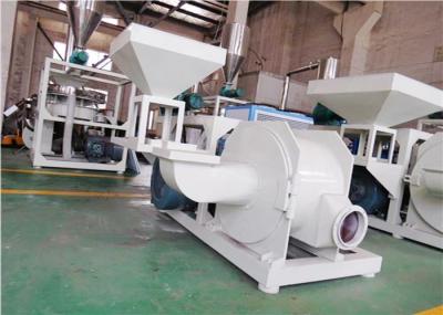 45kw Dust Free Plastic Grinding Mill High Speed Rotating 100 Mesh Wind Conveying