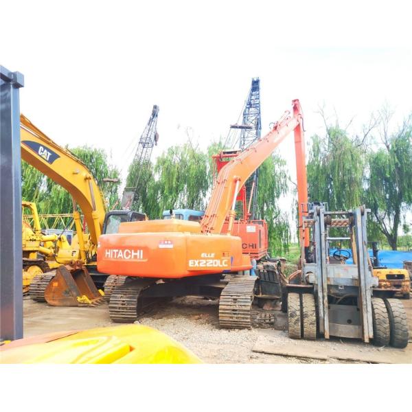                  Used 18 Meters Long Reach Boom Excavator Hitachi Ex220, Secondhand Hitachi 22 Ton Track Digger Ex220 Ex200 Zx200 Zx210 Zx240 Zx250 Hot Selling             