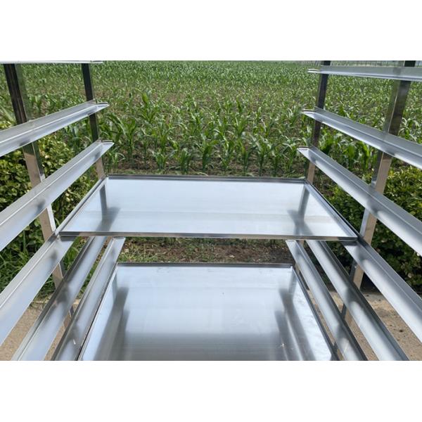 Heavy Duty 304 Stainless Steel Rack Trolley With 300kg Load Capacity