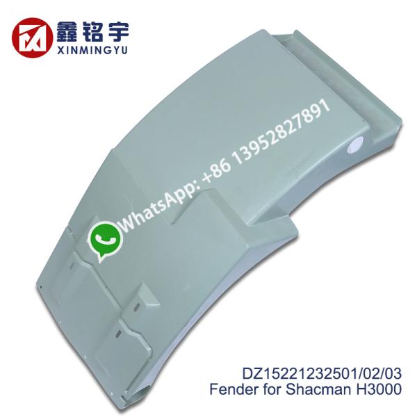 Shacman H3000 Front Wheel Rear Fender DZ15221232501 Plastic