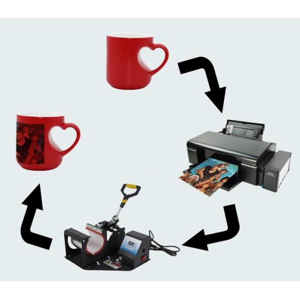 Porcelain 11oz Dye Sublimation Mug For Coffee