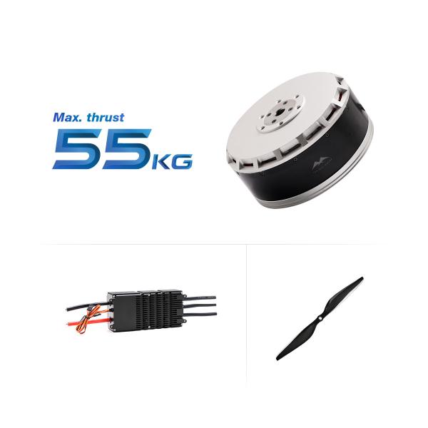 Moteur Brushless 15060 de 55KG de Poussée pour Drones de Levage Lourd 14KW 120V