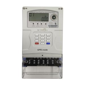 Medidor esperto trifásico da eletricidade 3×230V de GPRS para TOU Tariff