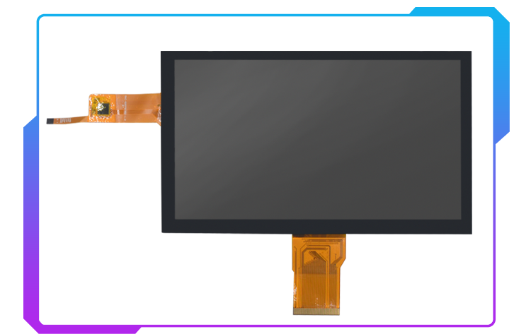 1024X600 TFT LCD IPS 7 Inch Display Touch Screen With 50pin 24 BIT RGB Interface