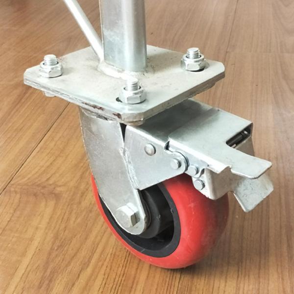 Тяжелый склад 5 колес Ручная толчка Металлический супермаркет Транспортная тележка