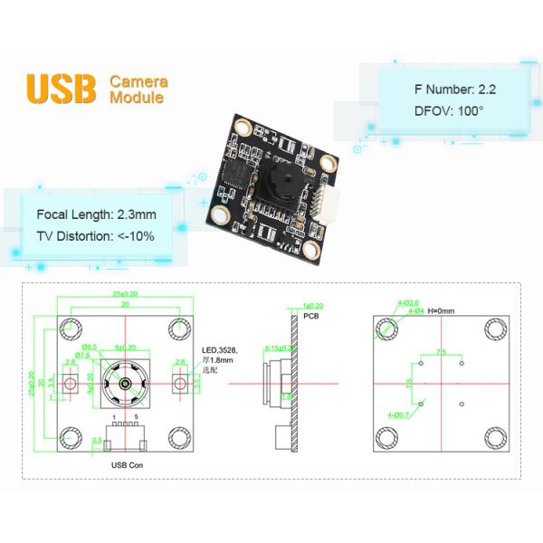 5MP omnivision 5640 фиксированный фокус UVC USB камера модуль для микроскопа