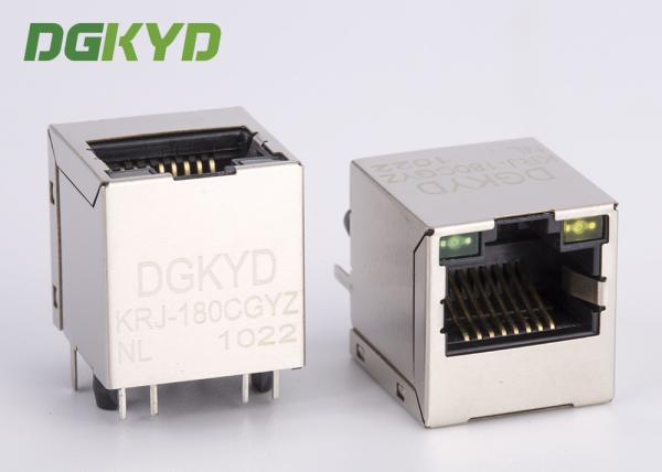 conector SUPERIOR do jaque RJ45 do Magnetics da ENTRADA de 180 graus com a montagem do PWB do transformador