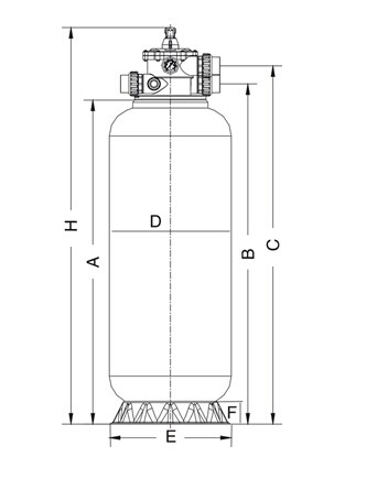 Water Treatment Above Ground Pool Sand Filter For Home Water Filtration