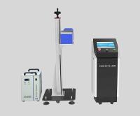 Tube de verre Flying C02 Fiber Laser Marking System 60w 80w Energy Saving Water Cooling