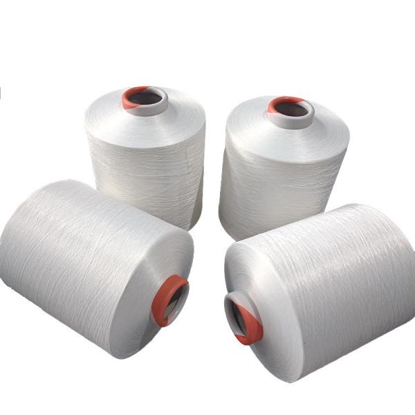 150D,300D DTY Polyester Yarn For Knitting Raw White AA