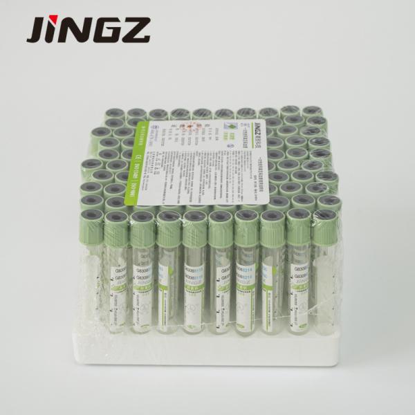 tube de dessus de vert d'héparine de sodium de 13*75mm