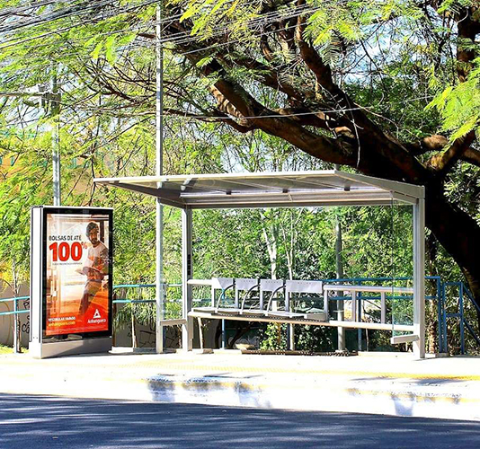 2500Nits оригинал Samsung двойник 75 дюймов встает на сторону на открытом воздухе Signage цифров тотема Lcd