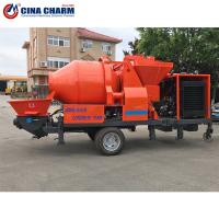 Bomba concreta eléctrica JBS40 con la bomba concreta eléctrica inmóvil 40m3/H del mezclador