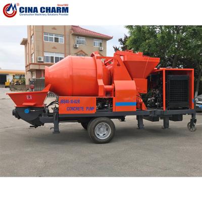 bomba concreta elétrica estacionária diesel de bomba concreta de 30m3/H JBS30