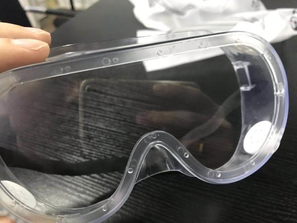 Clear Medical Protective Goggles Anti Saliva Fog High Transparency Customized Size