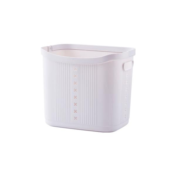 Magnetic PP PE Tall Plastic Laundry Hamper Space Saving Washing Basket