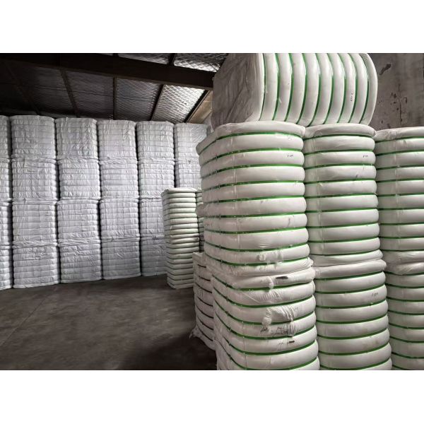 Solid Recycled Polyester Staple Fiber 2D×51mm White Color
