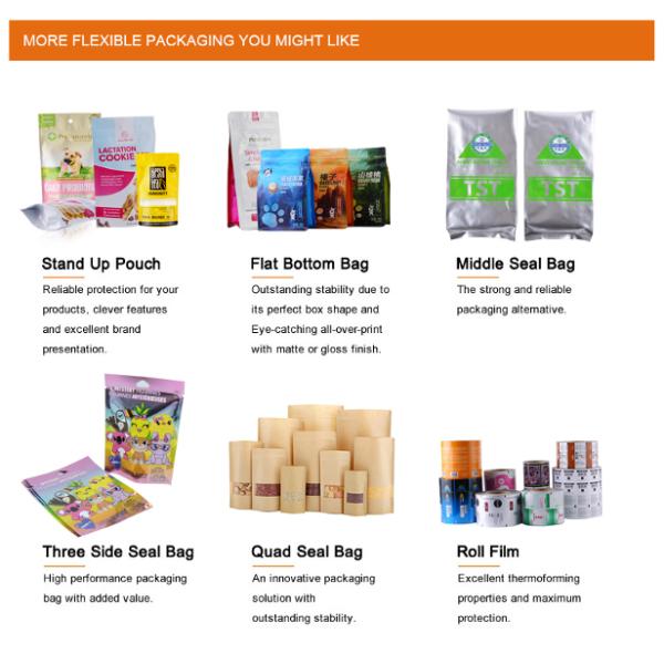 Chinese plastic packaging bags & pouch for food Nuts