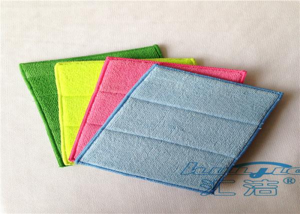 Os panos de prato reusáveis de Microfiber esverdeiam, a toalha de prato 17 x 23cm da cozinha