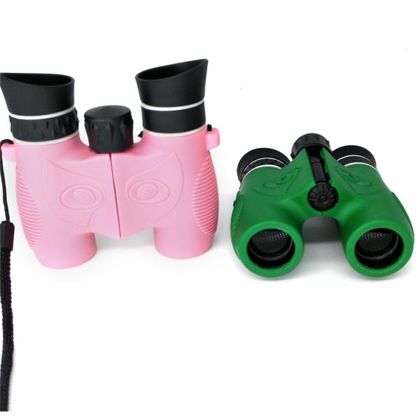 Optical Bak4 Prism 6x21 Childrens Pink Binoculars Shockproof