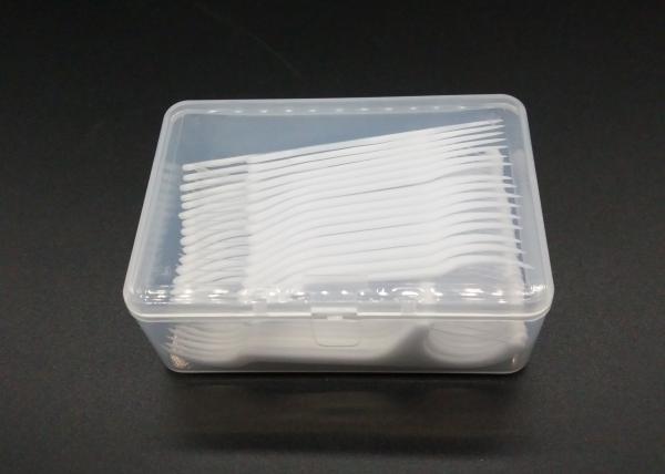 Eco Friendly Plastic Dental Floss Toothpick , Disposable Dental Floss Picks