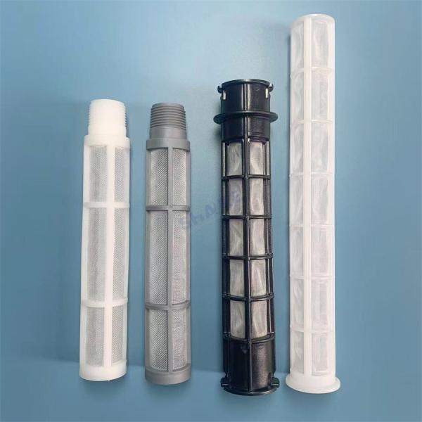 Molded Fuel Pump Filter Φ32x190mm Diesel Strainer With Nylon Mesh Screen