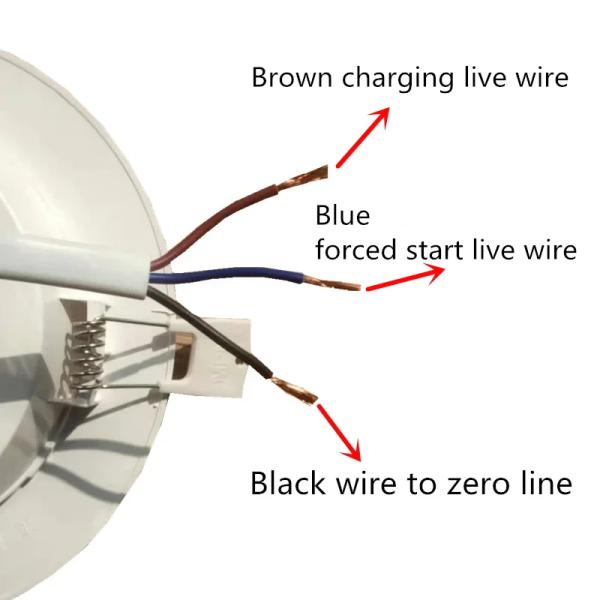 Home LED Bulb Type 12W Rechargeable Emergency Safety Lights with Project Installation