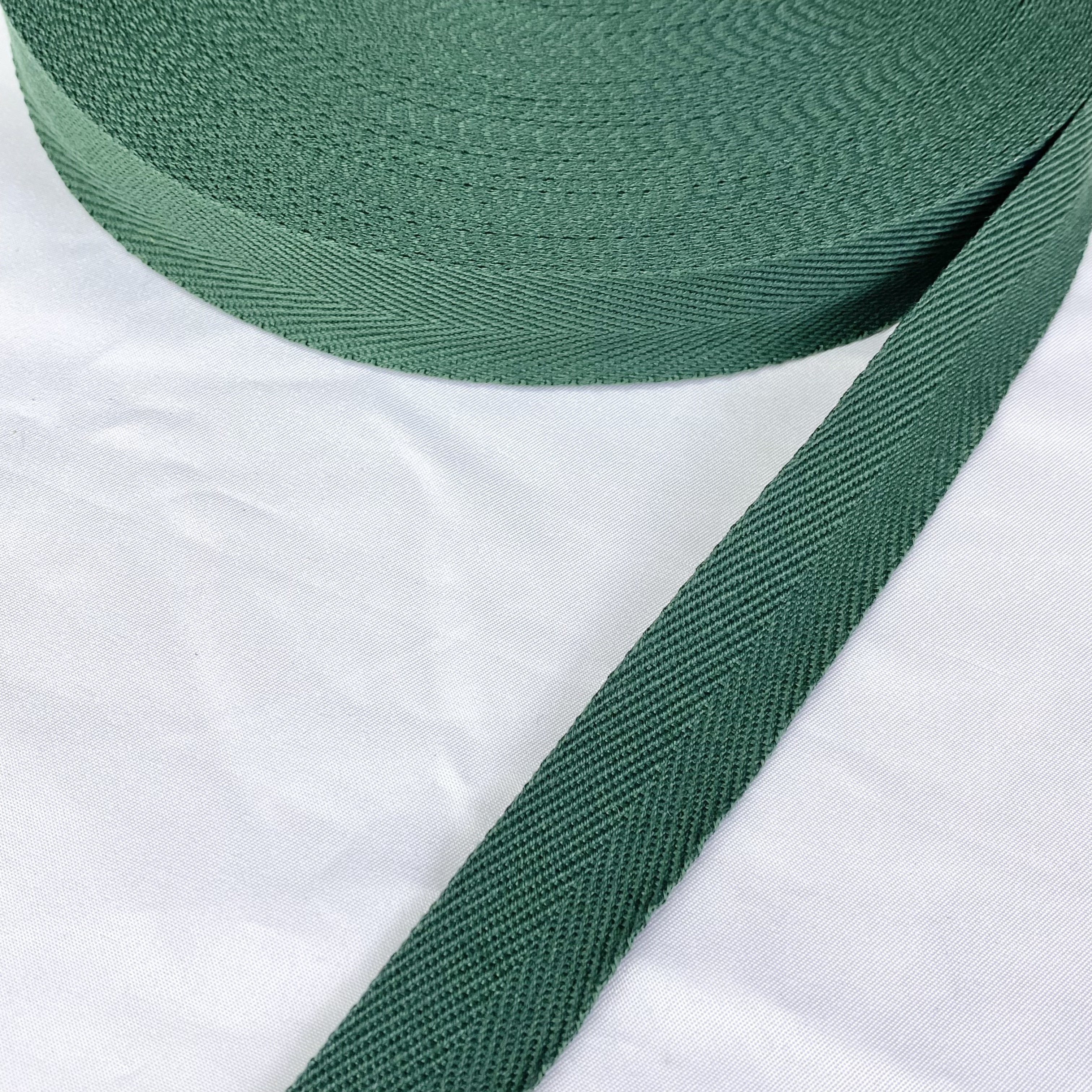 Herringbone polyester-cotton webbing Various colors Backpack strap Belt Handbag strap