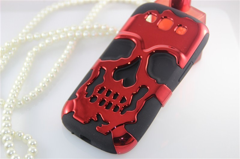 3D Skull PC Samsung Galaxy S3 Hard Shell Case For Waterproof
