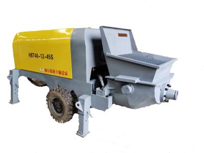 S Tube Valve Mobile Concrete Pump , 4100 * 1700 * 1600mm Concrete Mixer Pump