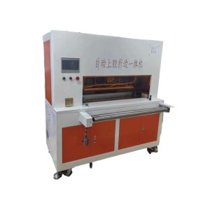 Garment Making Machine Seamless Bonding Folding Heating Press 3 in 1 t Shirt Sleeve Hem Bonding Folding