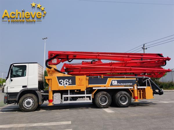 M36-4 usou o caminhão das bombas concretas de Putzmeister com Mercedes 3341 chassis