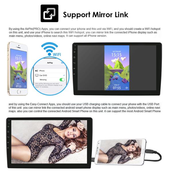 Universal Android 11.0 8 -Core 6G 128G Car Radio Multimedia Video Player Navigation GPS Support AHD Rear SP-9001(NO DVD)
