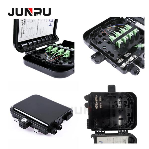black Optical Fiber Distribution Frame full equipped SC adapter and pigtails