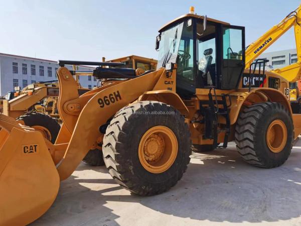 Used Caterpillar 966H 950H Wheel Loader Front Loader at and 16000 kg Machine Weight