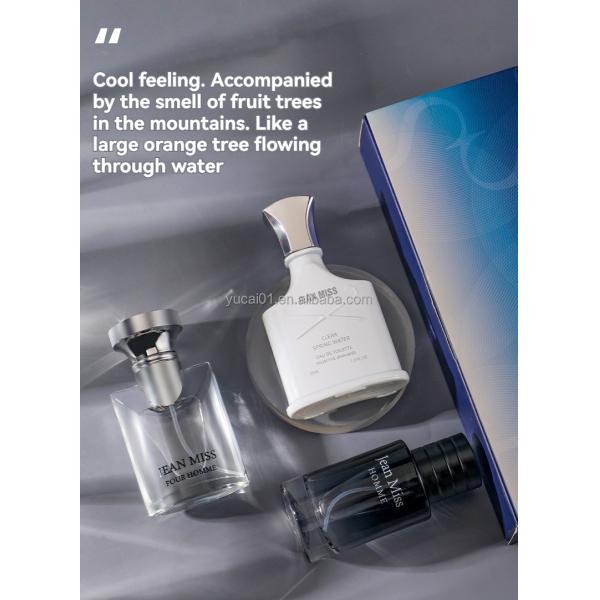 Cologne 30ml*3 Men's Perfume Set Gift Box with Charming Fragrance and Exquisite Design