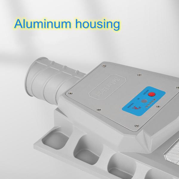 200w  led street light with solar panel integrated all in one led solar street light outdoor aluminum housing wall mount