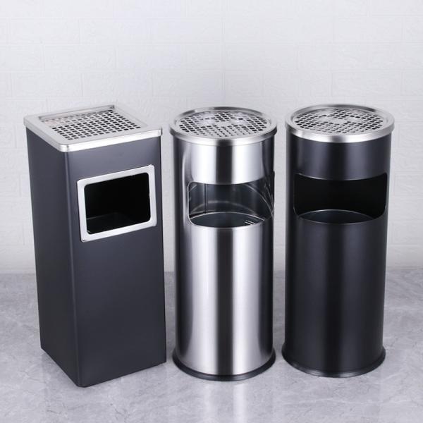 Street Hotel Eco Friendly Outdoor Classify Stainless Steel Garbage Cans