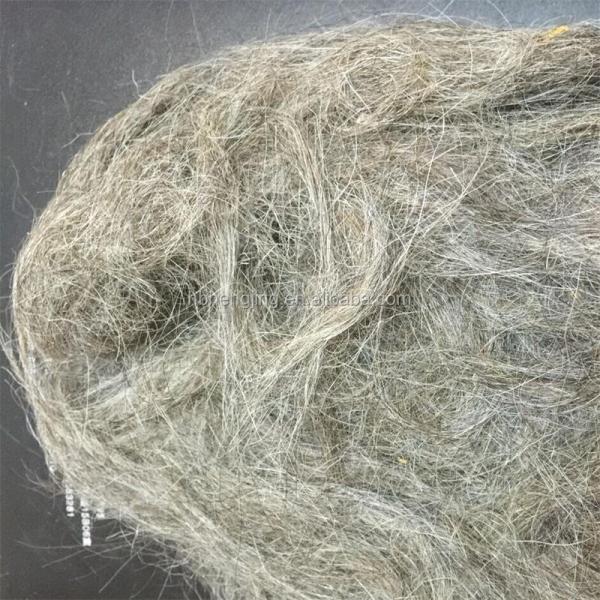 Scoured White Goat Hair  Waste