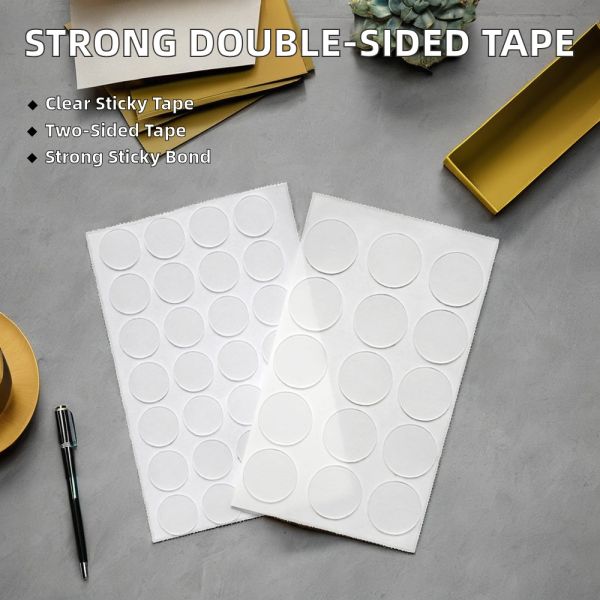 Red Little Cat Head Wedding Decoration Stickers Double-Sided Tape Spring Festival Couplets No Trace Acrylic Glue on Plastic Bags