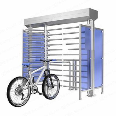 3 Arm 90 Degree Full Height Turnstile NFC Barcode System Rotating Gate For Building
