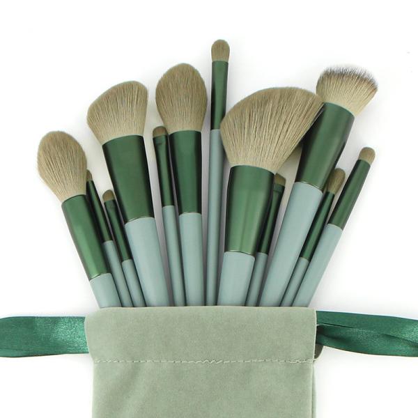 Макияж теней для век ISO 13pcs чистит щетку щеткой аппликатора тени глаза