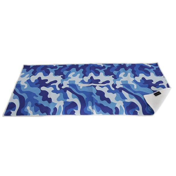 Luxury Waffle Golf Towel Center Cut Hole Custom logo Microfiber Golf Towel