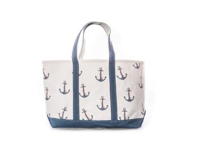 Biodegradable Cotton Tote Bags 12oz Canvas Beach Tote Eco Friendly