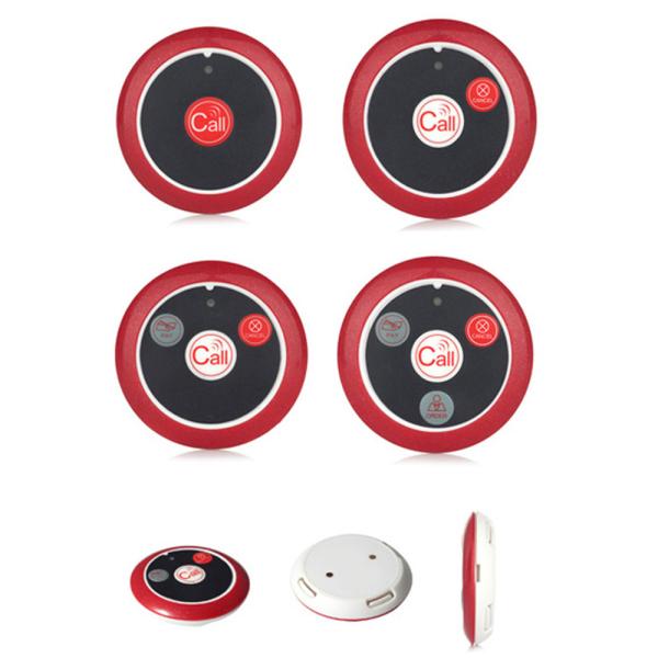 Sistema de llamadas de camareros de restaurantes, reloj inalámbrico, buscador y botón de llamada